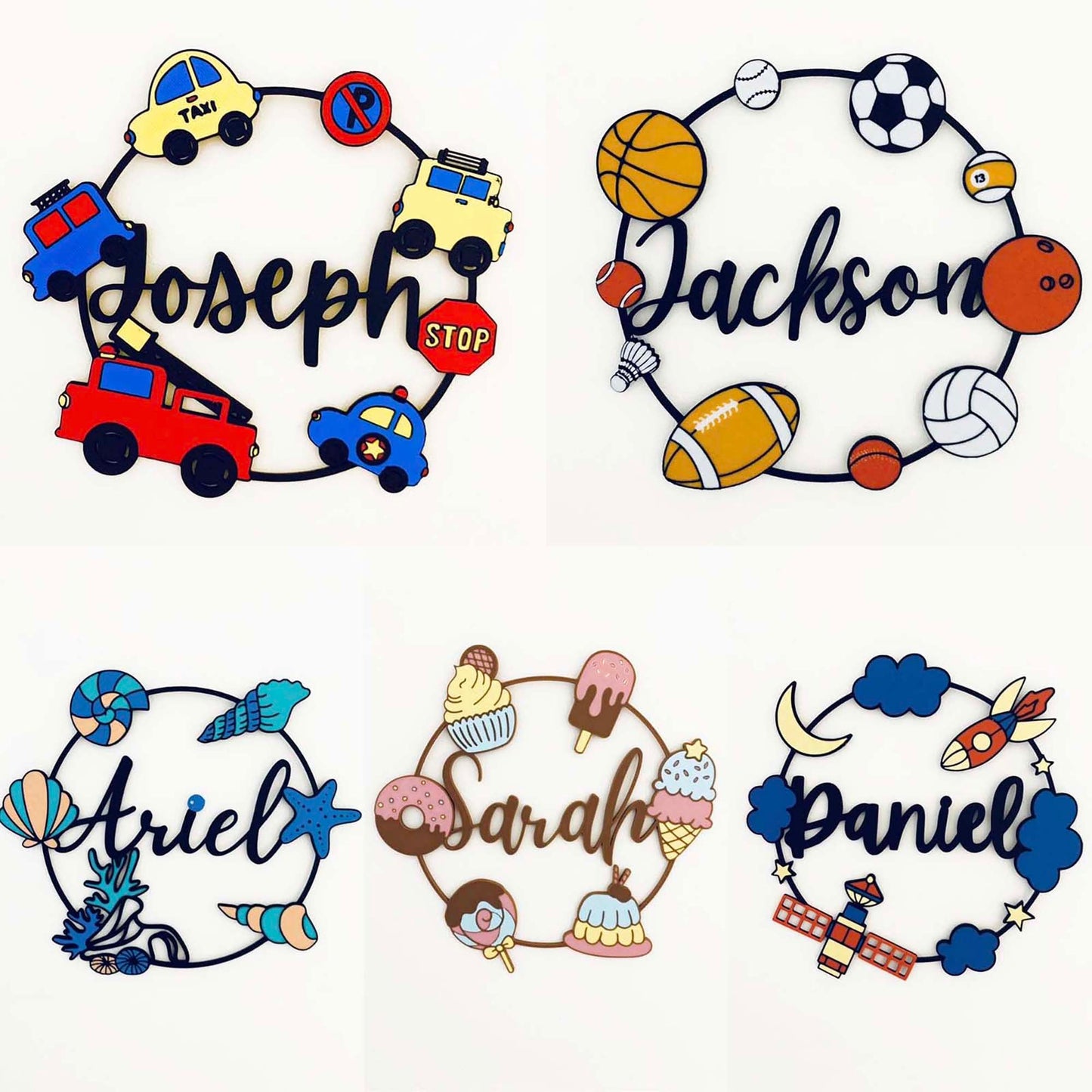 Mushroom Name Custom Door Sign