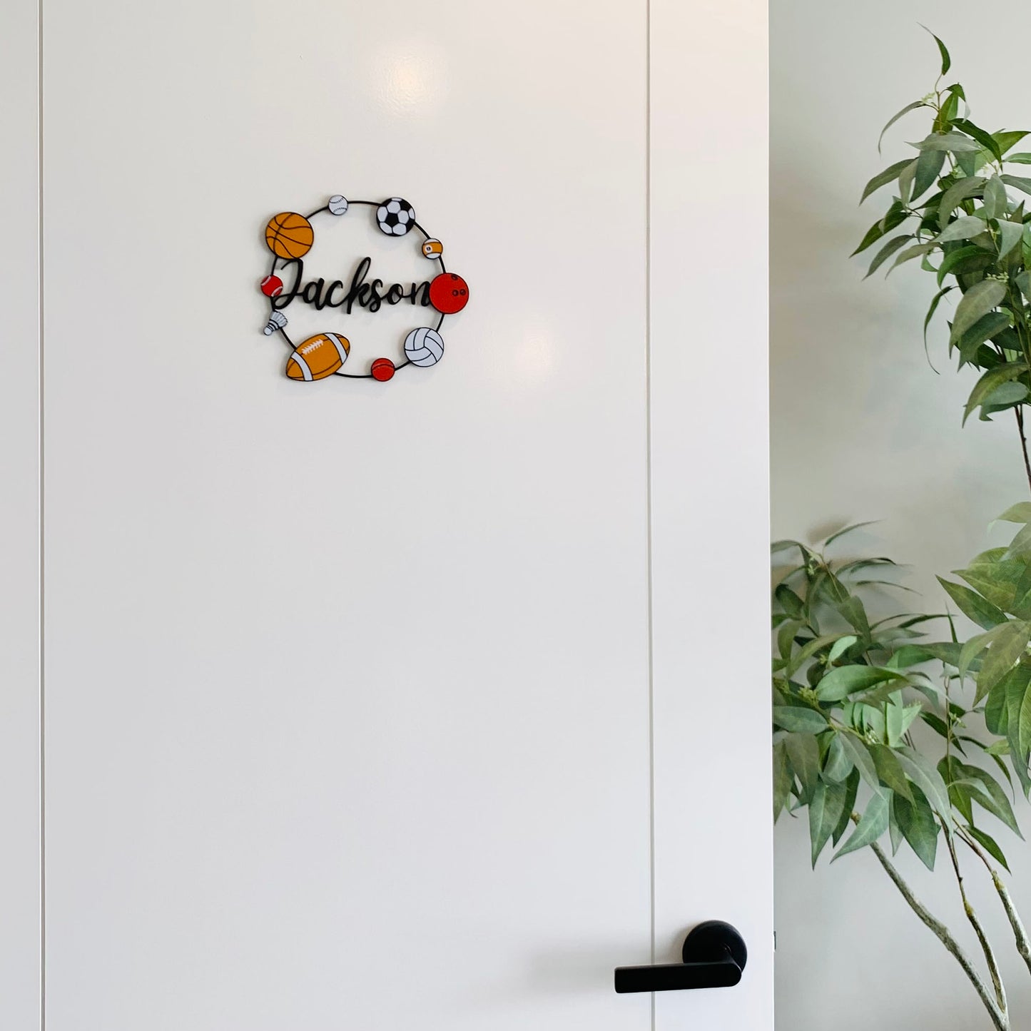 Sports Name Custom Door Sign